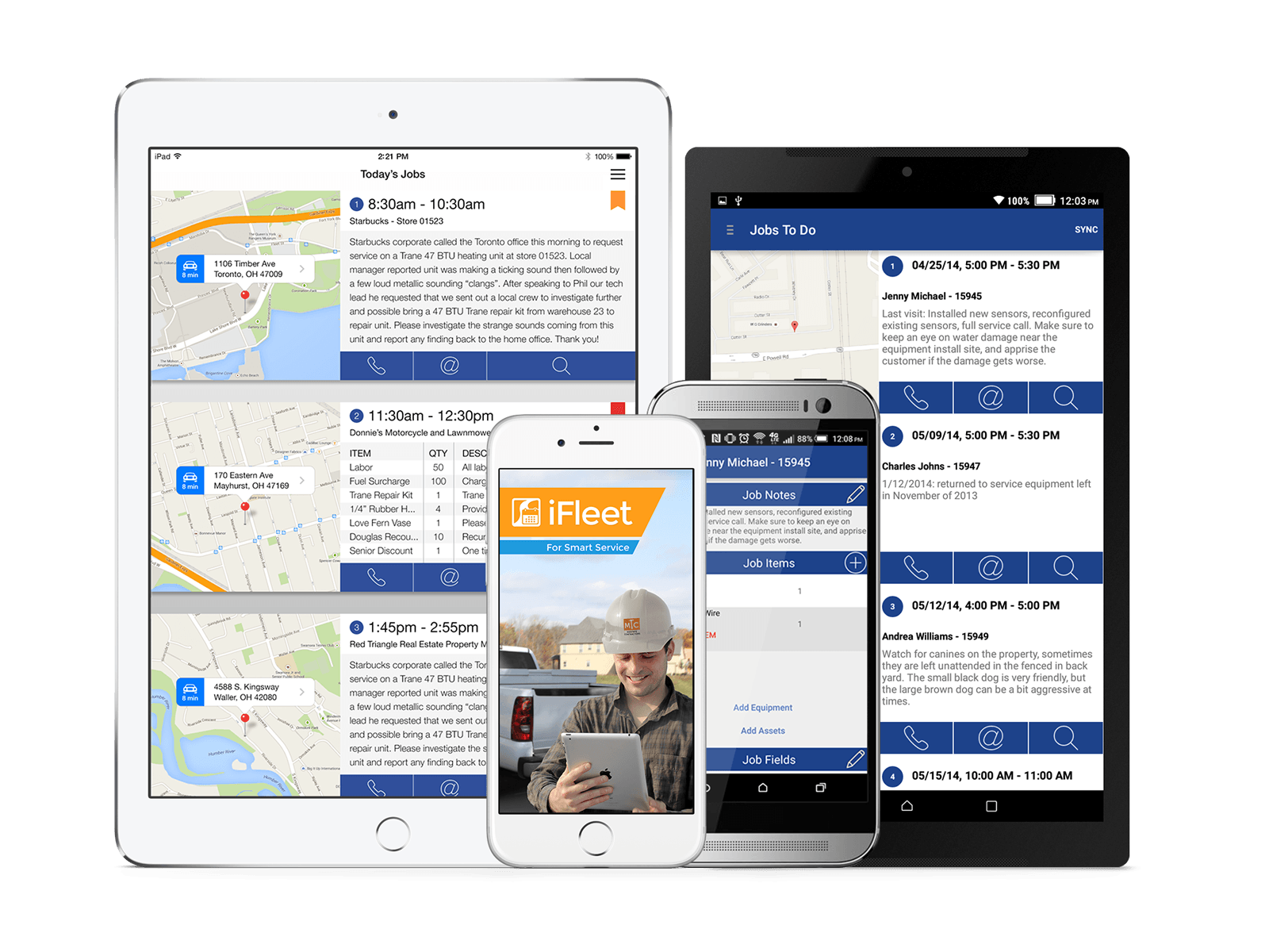 mobile field service software for android and ipad